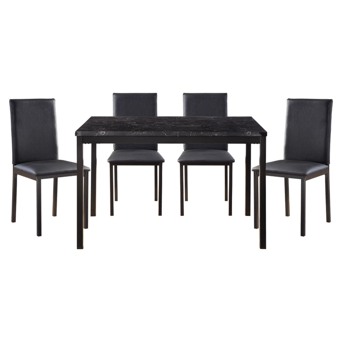 Tempe 5pc Set (TB+4S) in Black - 2601BK-48*5S1 image