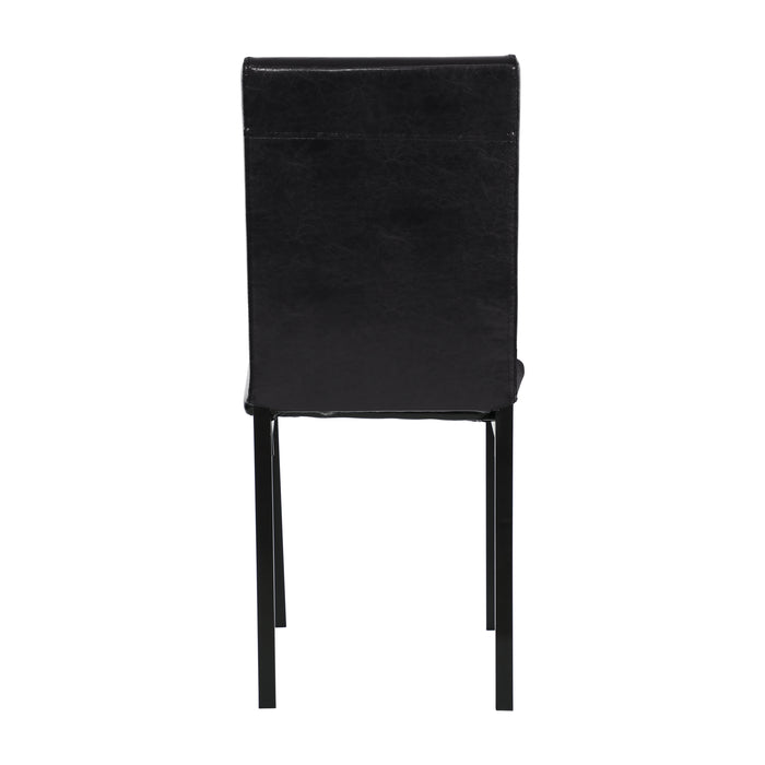 Tempe Side Chair in Brown/Black - 2601S