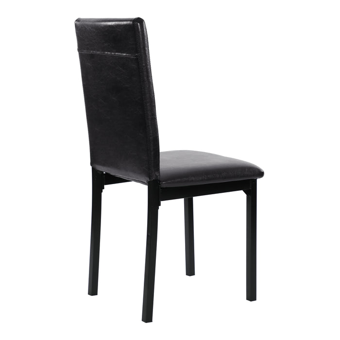 Tempe Side Chair in Brown/Black - 2601S