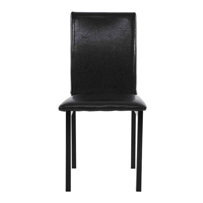 Tempe Side Chair in Brown/Black - 2601S image