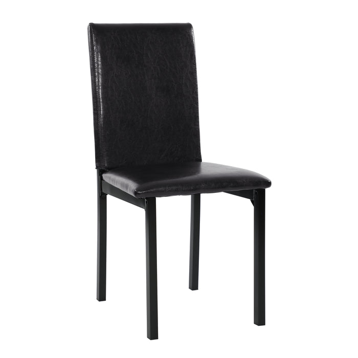 Tempe Side Chair in Brown/Black - 2601S