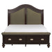 Marston Queen Sleigh Platform Bed in Cherry - 2615DC-1 image