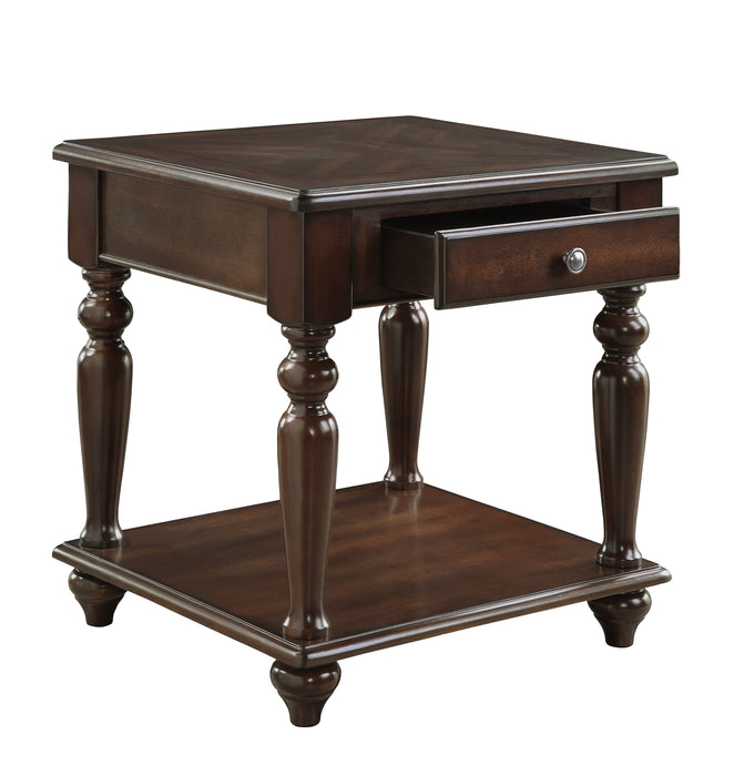 Lovington End Table in Espresso - 3587-04