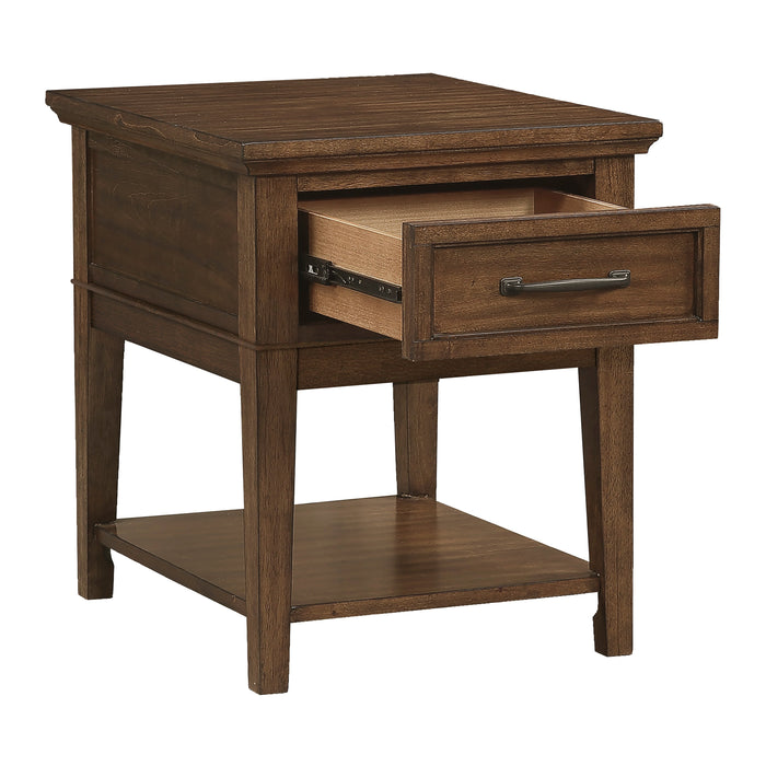 Whitley End Table in Brown - 3620-04