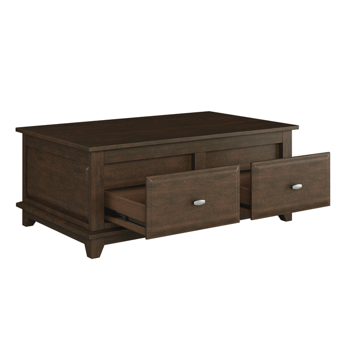 Minot Lift Top Cocktail Table in Brown - 3621-30