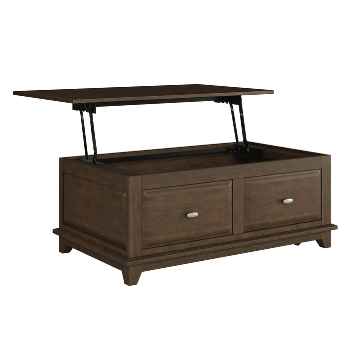 Minot Lift Top Cocktail Table in Brown - 3621-30