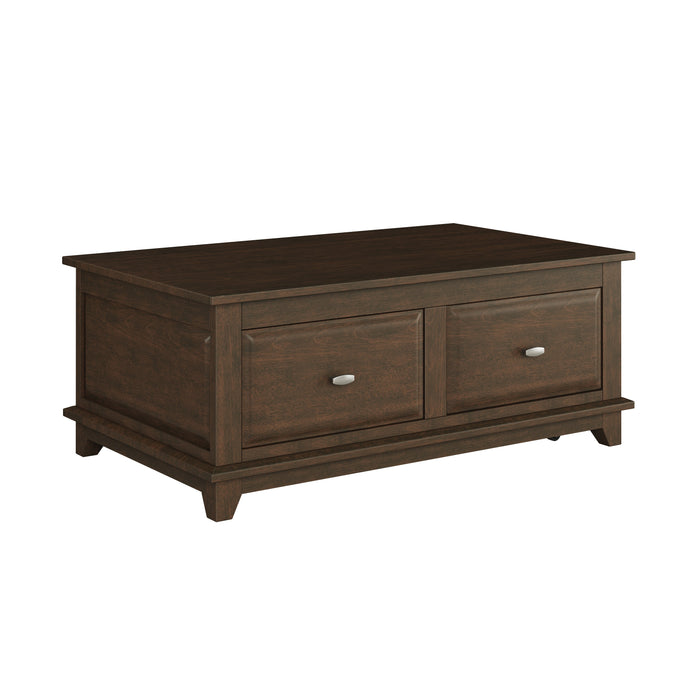 Minot Lift Top Cocktail Table in Brown - 3621-30