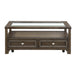 Auburn Cocktail Table in Brown/Transparent - 3624-30 image