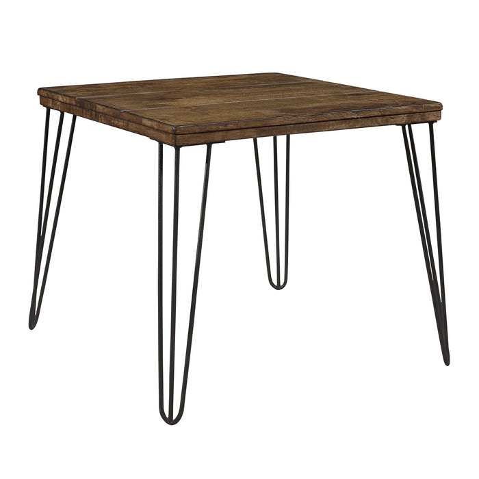 Kellson End Table in Brown/Black/Oak - 3660M-04