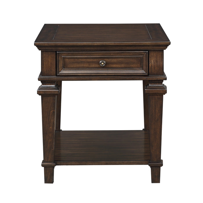 Tobias End Table in Espresso - 3681-04 image