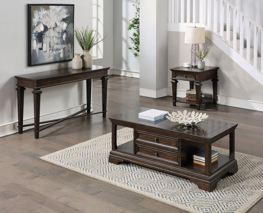 Tobias Sofa Table in Espresso - 3681-05