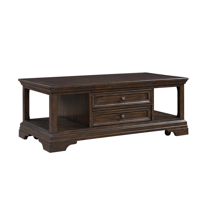 Tobias Lift Top Cocktail Table in Espresso - 3681-30