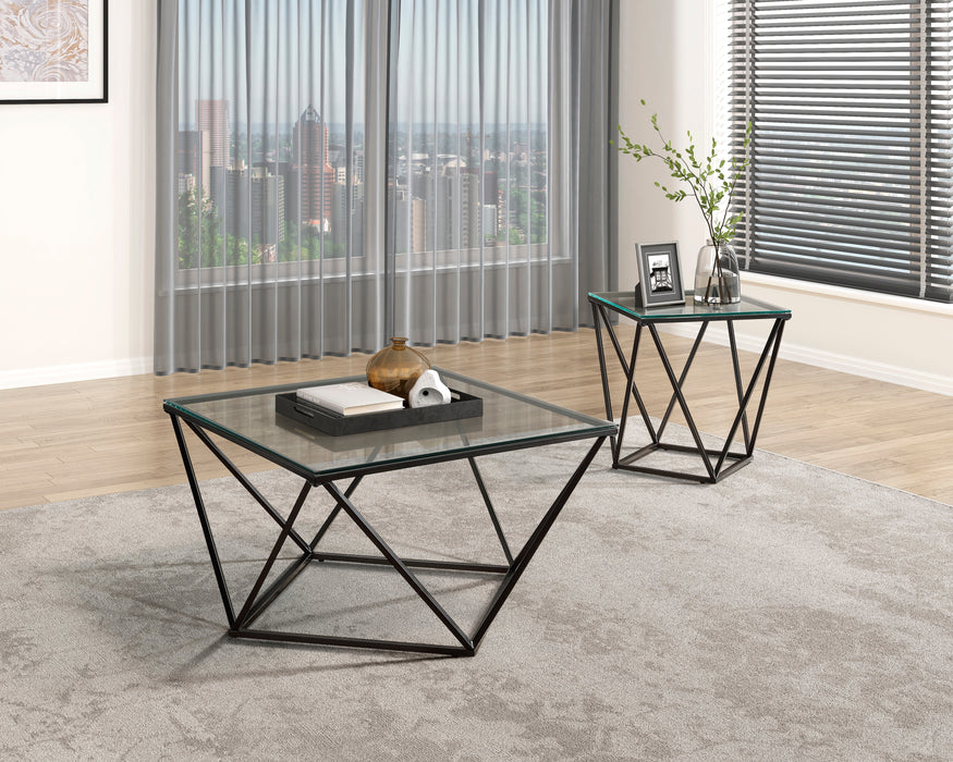 Luca Cocktail Table in Black - 3693-30