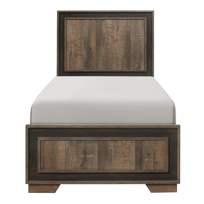 Ellendale Twin Bed in Brown/Gray - 1695T-1 image