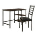 Madigan Writing Desk and Chair in Black/Brown - 4514-15 image