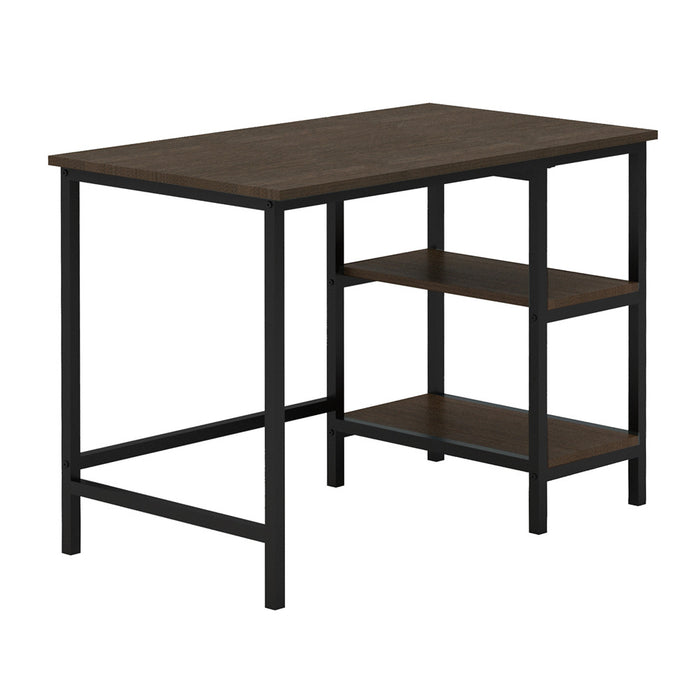 Madigan Writing Desk and Chair in Black/Brown - 4514-15