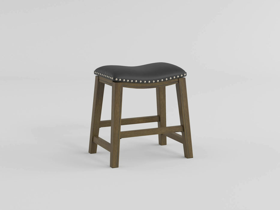 Ordway 18 Dining Stool, Green in Brown/Green - 5682GEN-18