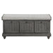 Woodwell Lift Top Storage Bench in Gray - 4586DG image