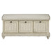 Woodwell Lift Top Storage Bench in White - 4586W image