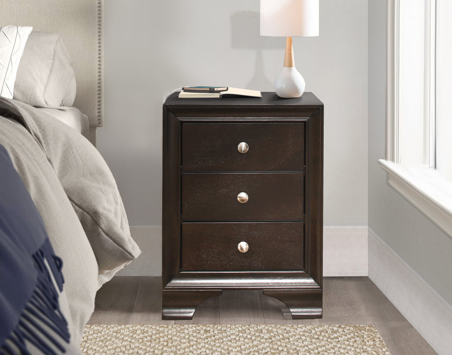 Centralia Nightstand in Brown - 4598BCU