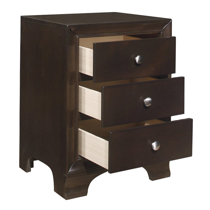 Centralia Nightstand in Brown - 4598BCU