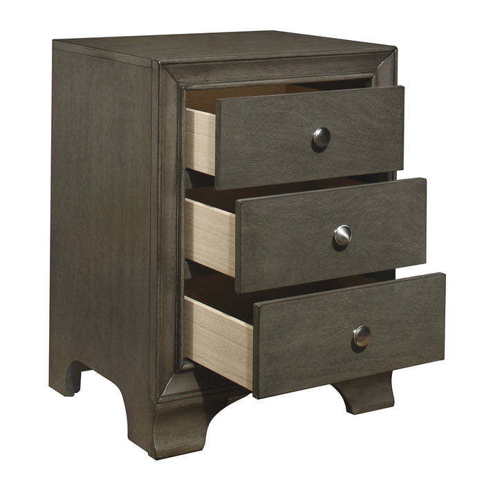 Centralia Nightstand in Gray - 4598GYU