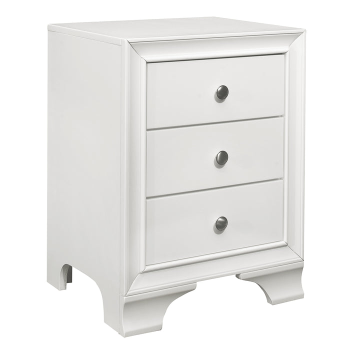 Centralia Nightstand in White - 4598WTU