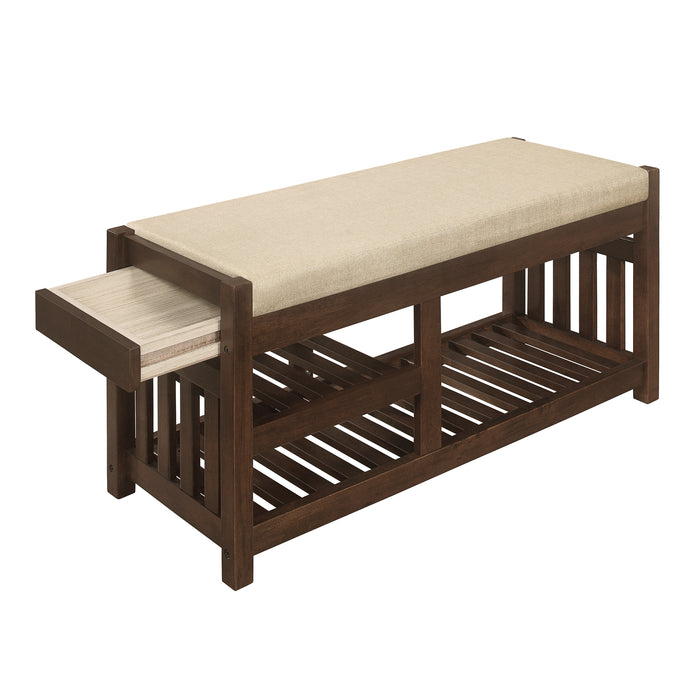 Talmadge Bench in Brown - 4617