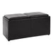 Claire Storage Cocktail Ottoman in Brown - 469PU image