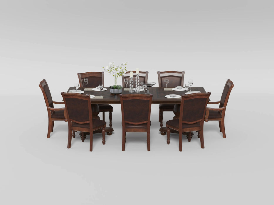 Lordsburg Dining Table in Brown/Cherry - 5473-103*