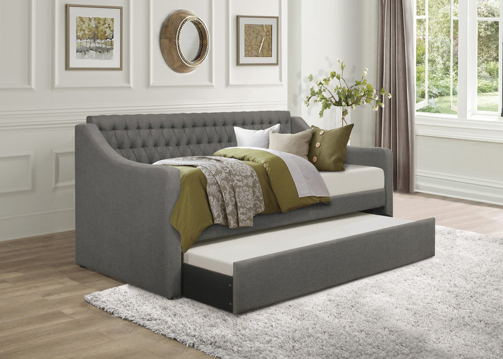 Labelle Daybed with Trundle in Gray - 4866DG*