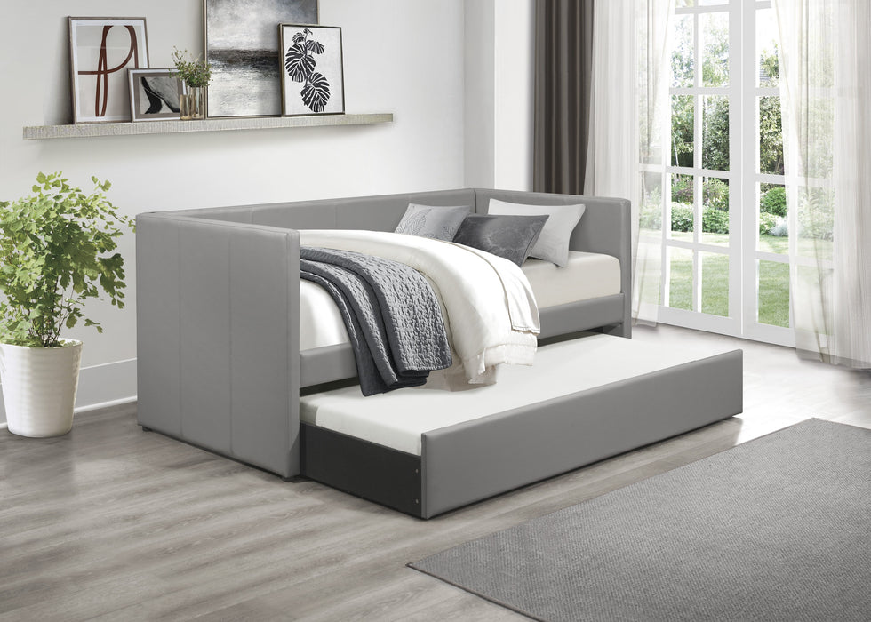 Adra Daybed with Trundle in Gray - 4949GY*