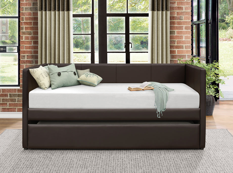 Adra Daybed with Trundle in Brown - 4949DBR*