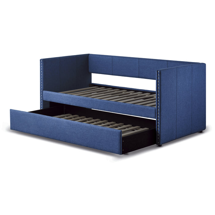 Therese Daybed with Trundle in Blue - 4969BU*