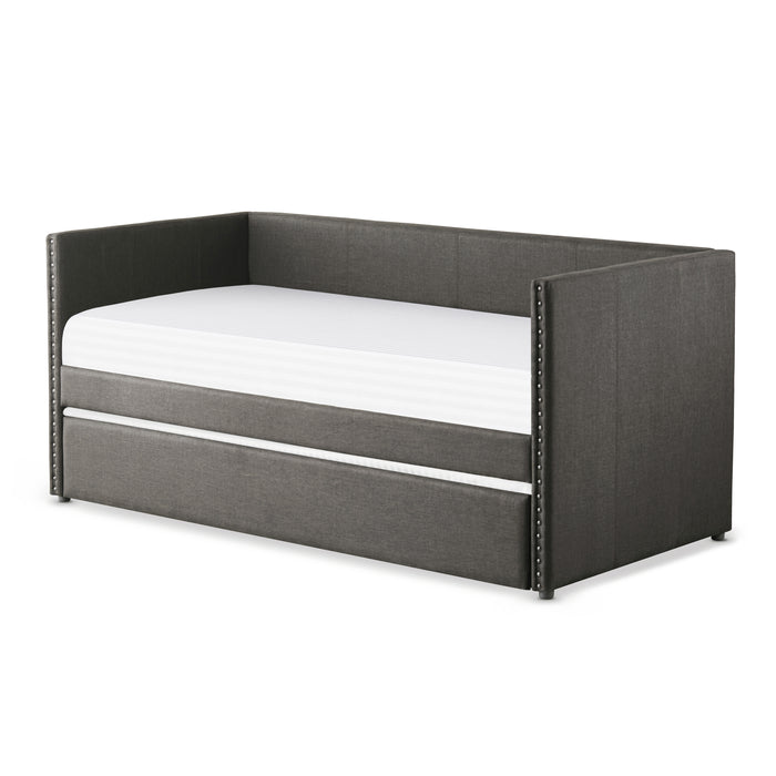 Therese Daybed with Trundle in Gray - 4969GY*