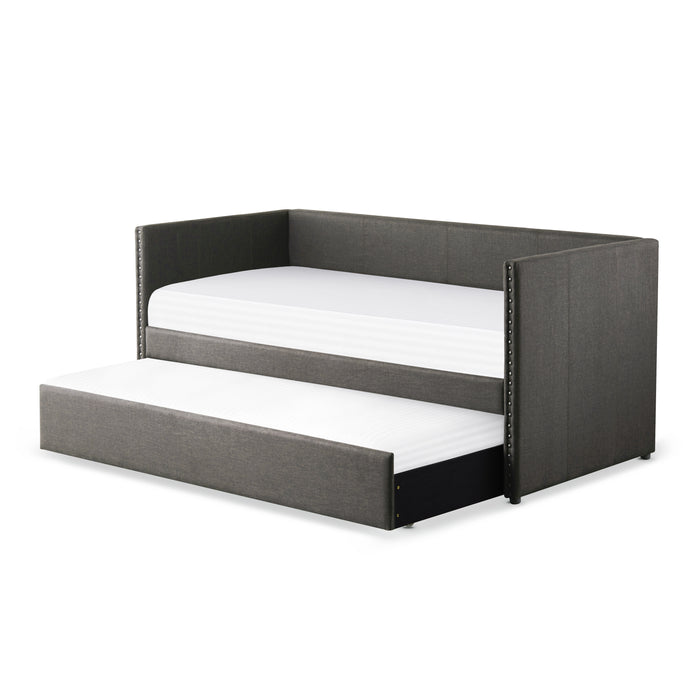 Therese Daybed with Trundle in Gray - 4969GY*