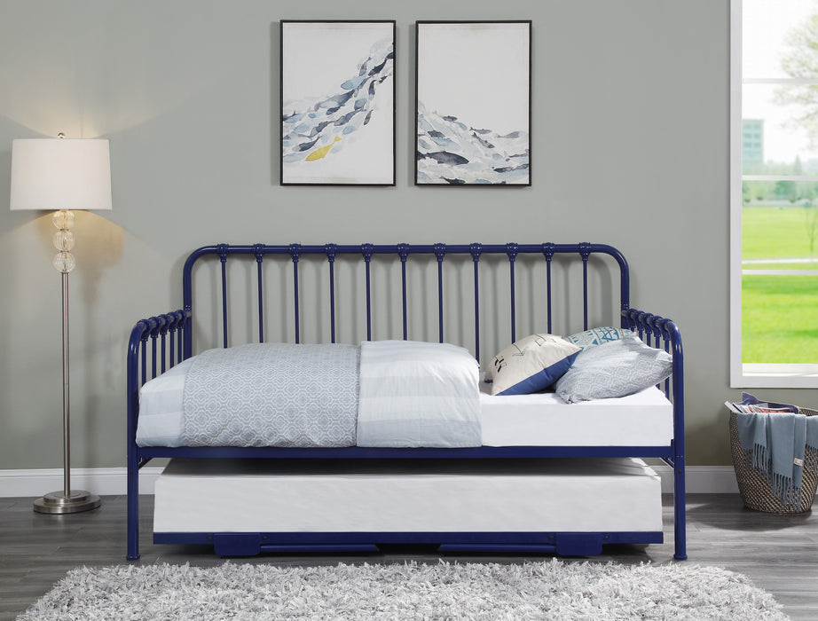 Constance Daybed with Lift-up Trundle in Blue - 4983BU-NT