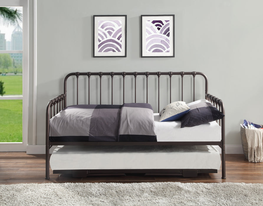 Constance Daybed with Lift-up Trundle in Dark Bronze - 4983DZ-NT