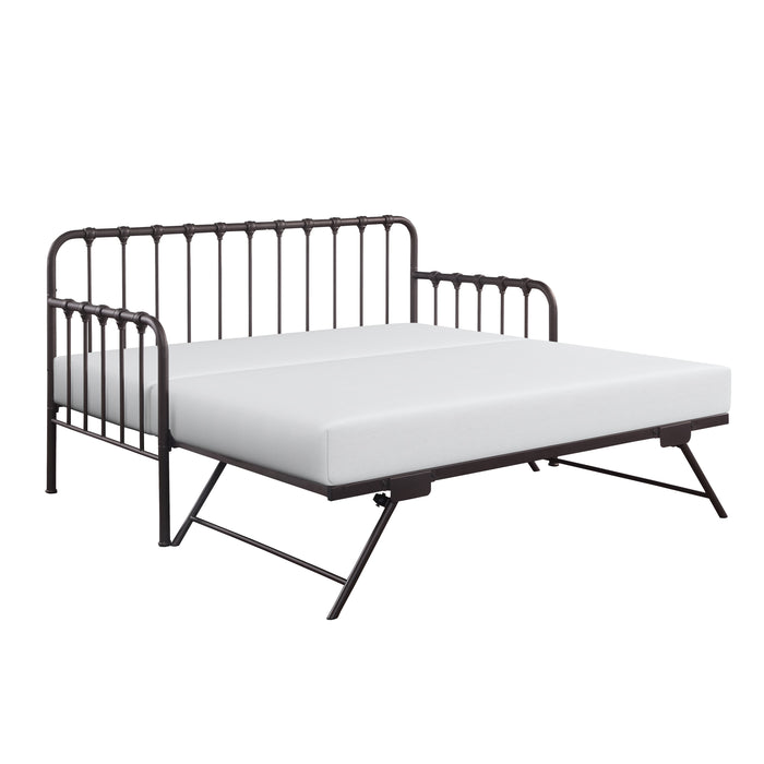 Constance Daybed with Lift-up Trundle in Dark Bronze - 4983DZ-NT