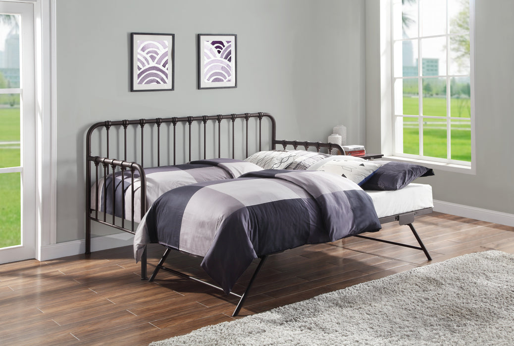 Constance Daybed with Lift-up Trundle in Dark Bronze - 4983DZ-NT