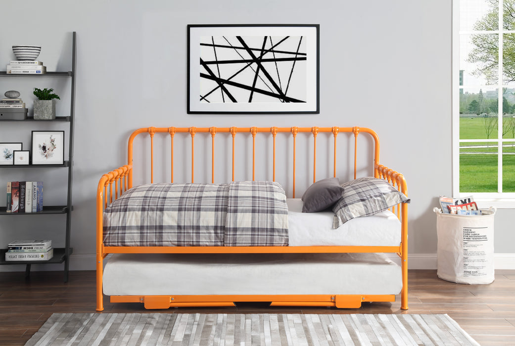 Constance Daybed with Lift-up Trundle in Orange - 4983RN-NT