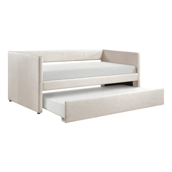 Trudy Daybed with Trundle in Beige - 4987BE