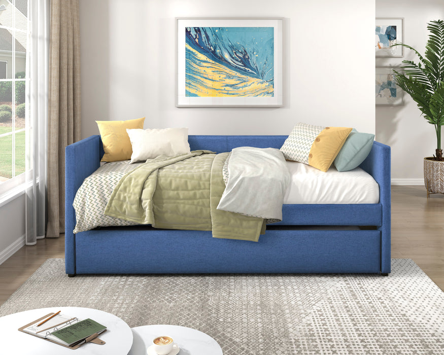 Trudy Daybed with Trundle in Blue - 4987BU