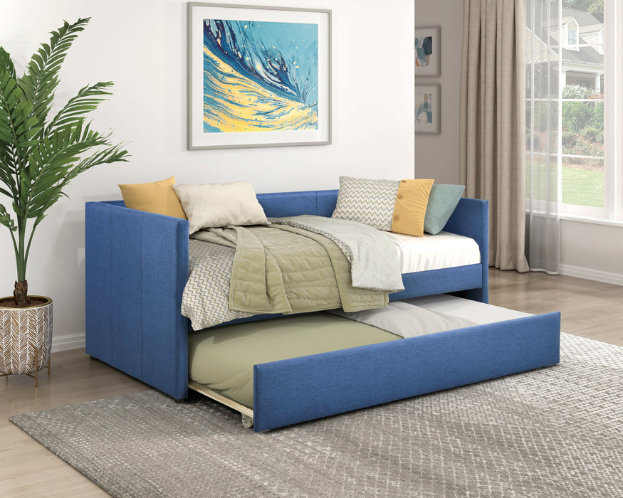 Trudy Daybed with Trundle in Blue - 4987BU