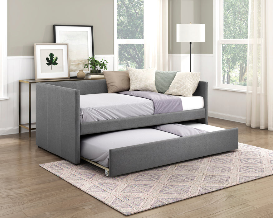 Trudy Daybed with Trundle in Gray - 4987DG