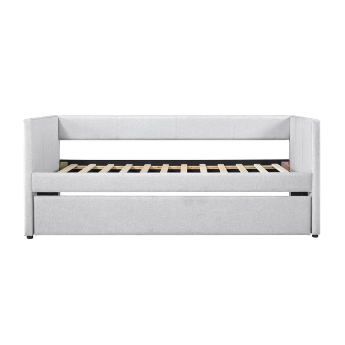 Trudy Daybed with Trundle in Gray - 4987GY