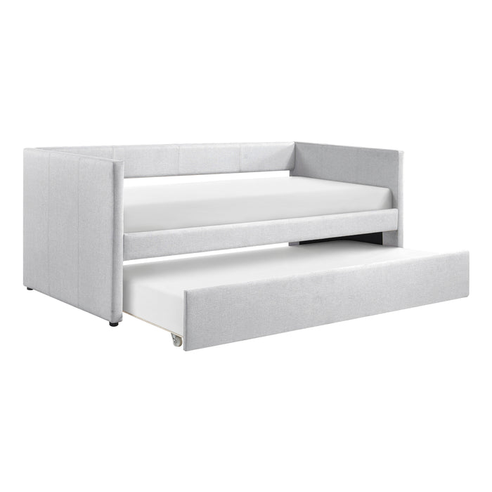 Trudy Daybed with Trundle in Gray - 4987GY