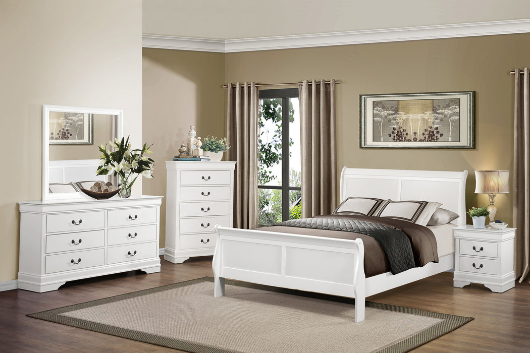 Mayville Full Bed in White - 2147FW-1