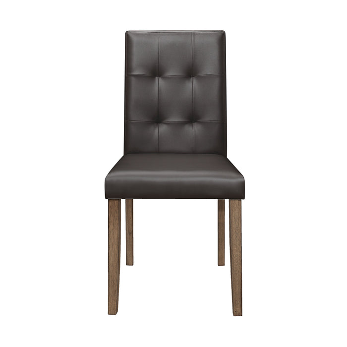 Ahmet Side Chair in Brown/Walnut - 5039BRS image