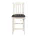 Kiwi Counter Height Chair in White/Brown - 5162WW-24 image